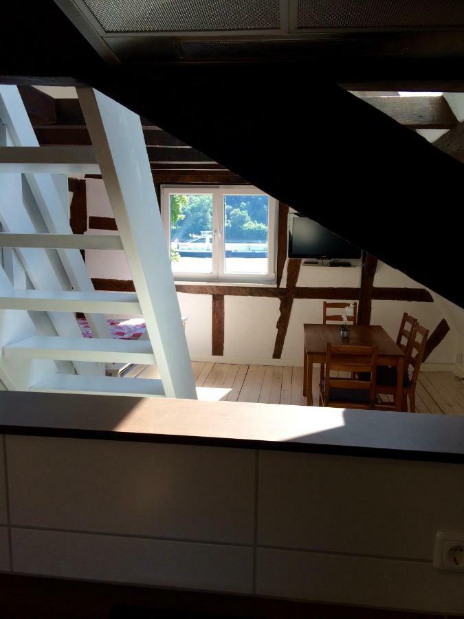 Haus Am Ufer Mit Rheinpanoramablick Apartman Koblenz  Kültér fotó