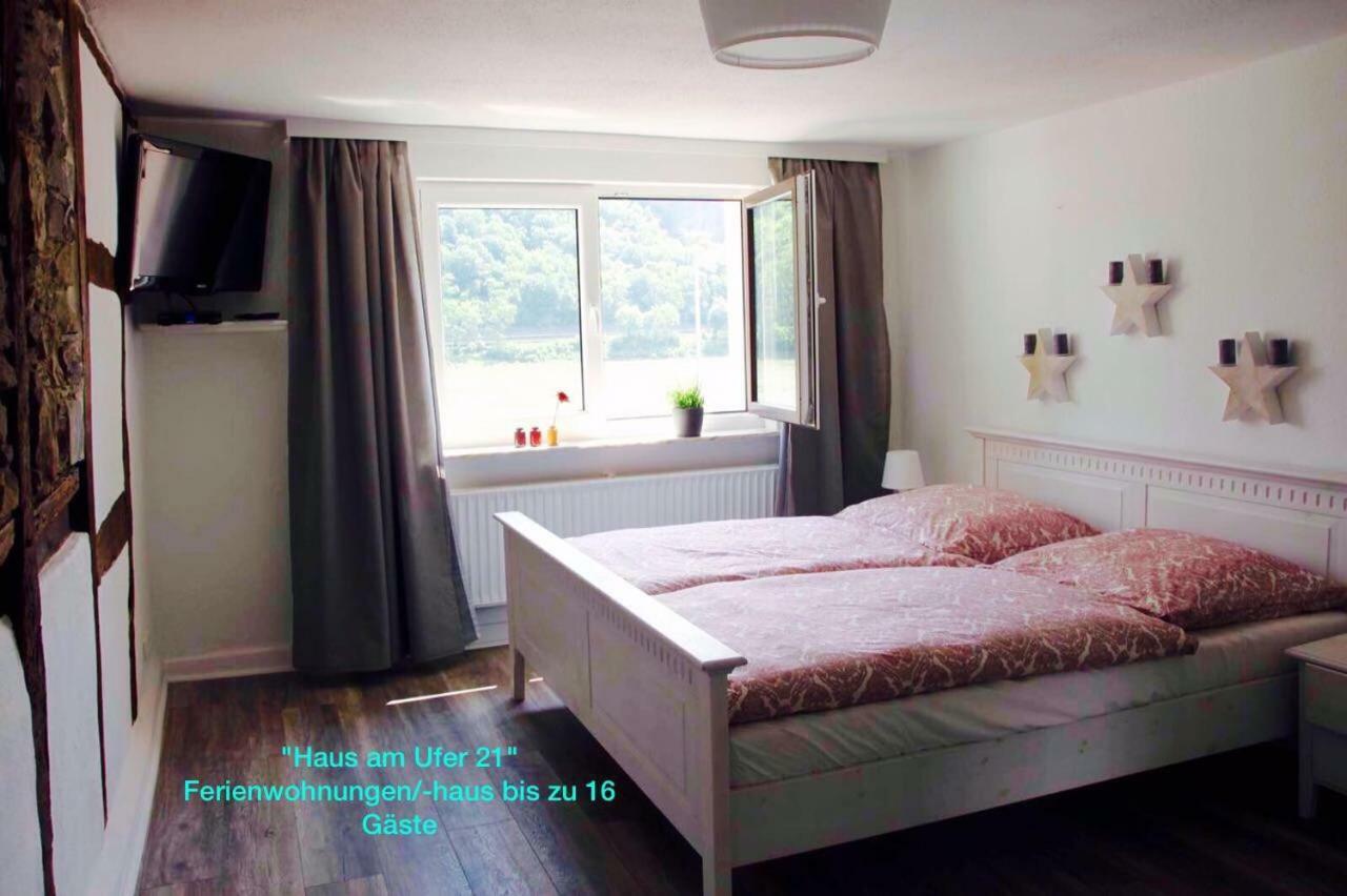 Haus Am Ufer Mit Rheinpanoramablick Apartman Koblenz  Kültér fotó